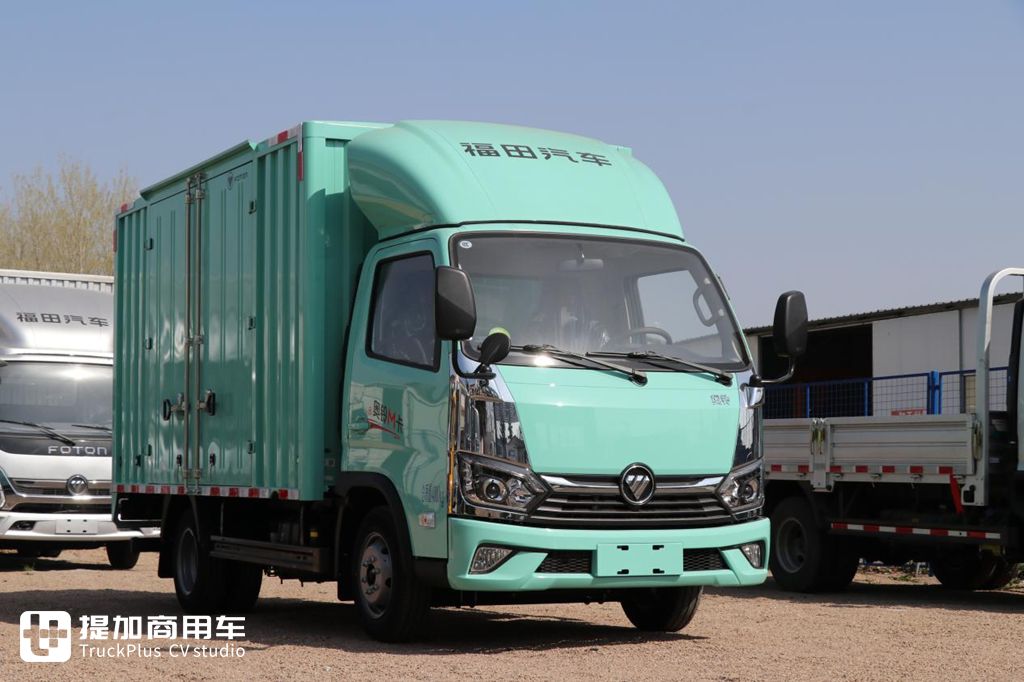 蒂芙尼蓝配色最抢眼,柴油动力更靠谱,原厂箱版奥铃M卡实拍 - 第19张 - 提加商用车网 蒂芙尼蓝配色最抢眼,柴油动力更靠谱,原厂箱版奥铃M卡实拍 - 第19张