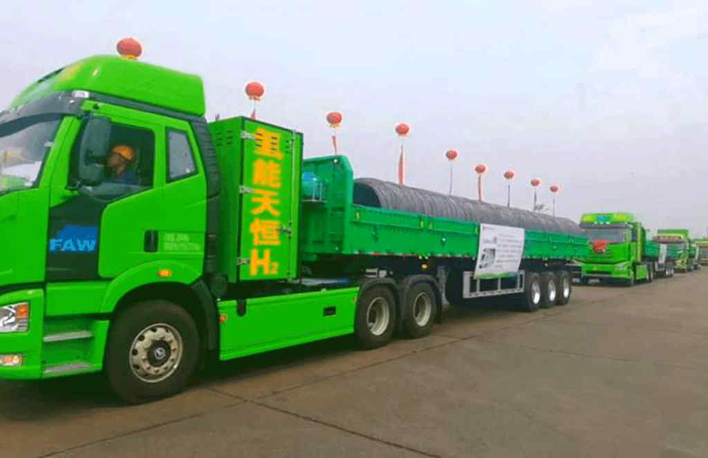 一汽解放解放氢燃料电池车!批量交车! - 第1张 - 提加商用车网 一汽解放解放氢燃料电池车!批量交车! - 第1张