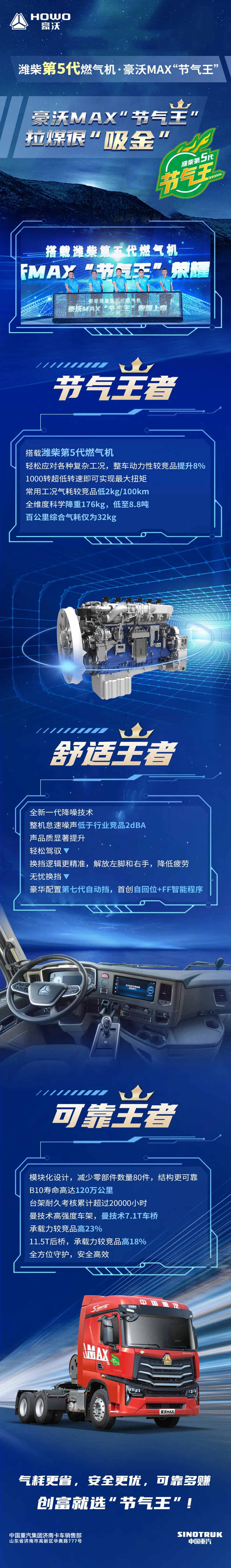 潍柴第5代燃气机 · 豪沃MAX“节气王”拉煤很“吸金” - 第1张