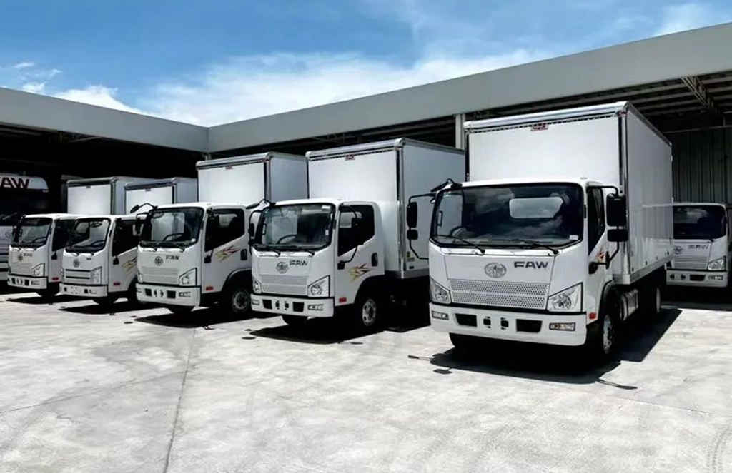 一汽解放墨西哥市场斩获首批快递大单！