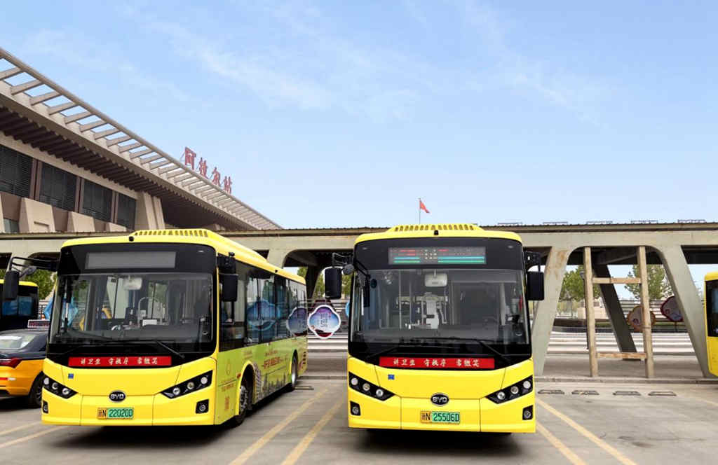 添力绿色公交畅行 第一师阿拉尔市投运比亚迪纯电动公交车 - 第3张 - 提加商用车网 添力绿色公交畅行 第一师阿拉尔市投运比亚迪纯电动公交车 - 第3张