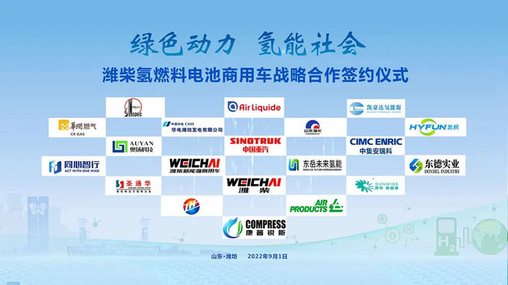 潍柴氢能赛道再下一城！1100辆氢燃料电池商用车战略合作协议签署 - 第3张