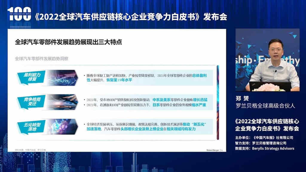 《2022全球汽车供应链核心企业竞争力白皮书》发布(附榜单) - 第4张 - 提加商用车网 《2022全球汽车供应链核心企业竞争力白皮书》发布(附榜单) - 第4张
