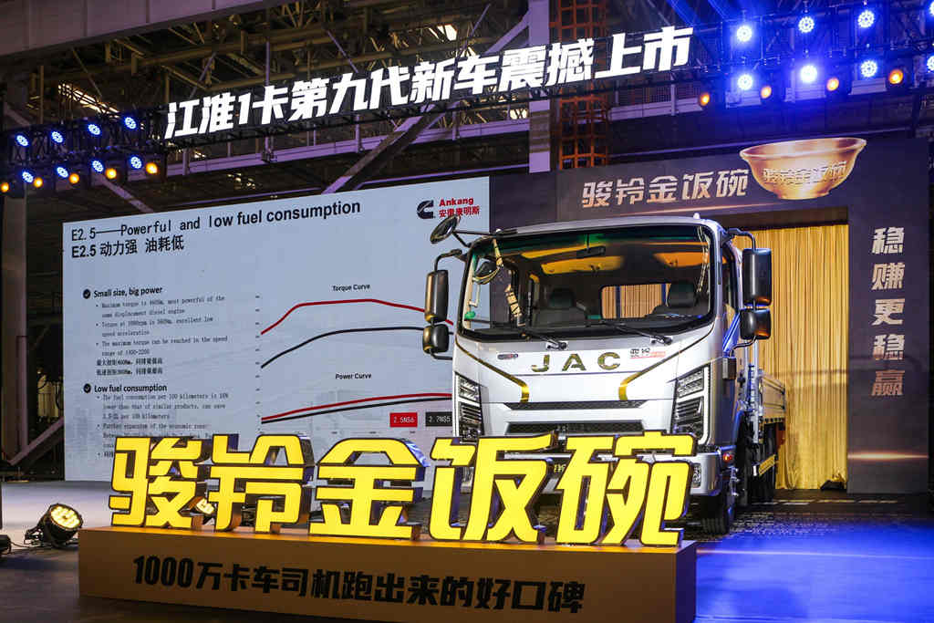 蓝牌轻卡新标杆!江淮1卡第九代新车,骏铃金饭碗震撼直播上市 - 第3张 - 提加商用车网 蓝牌轻卡新标杆!江淮1卡第九代新车,骏铃金饭碗震撼直播上市 - 第3张