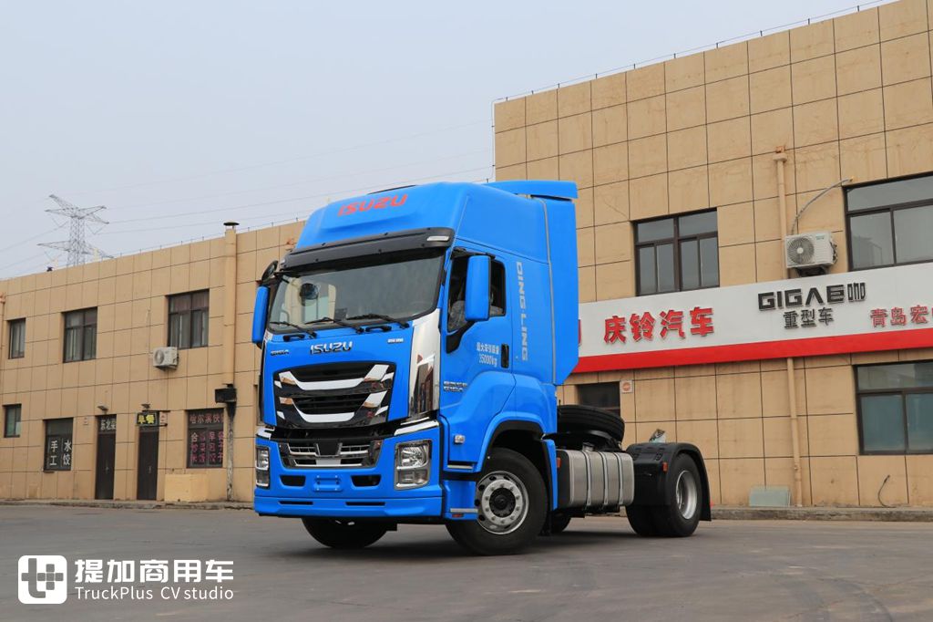 为高效物流而生 庆铃五十铃巨咖VC66自动挡牵引车实拍评测