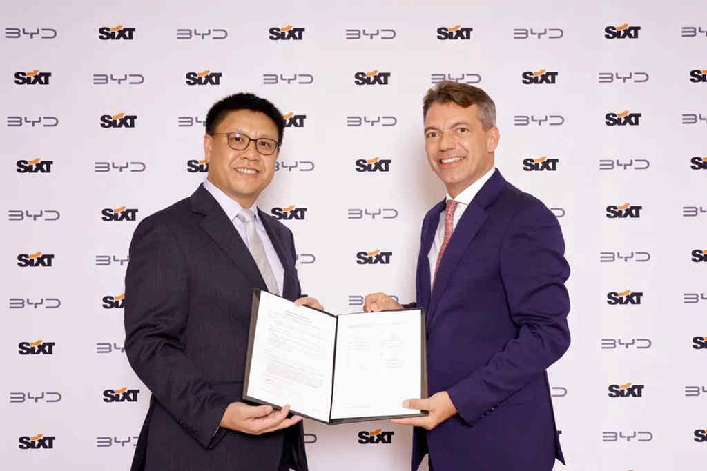 比亚迪与SIXT合作 助力汽车租赁市场电动化