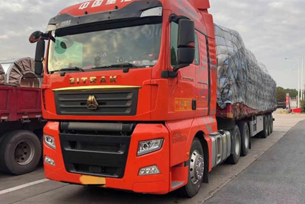 610大马力汕德卡G7S百公里油耗仅25.7L，中国重汽专属T动力再现王者实力！