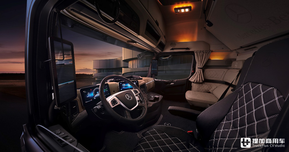 高端外观设计+单人生活驾驶室,最新亮相的奔驰Actros L Edition 3限量卡车实拍 - 第12张 - 提加商用车网 高端外观设计+单人生活驾驶室,最新亮相的奔驰Actros L Edition 3限量卡车实拍 - 第12张