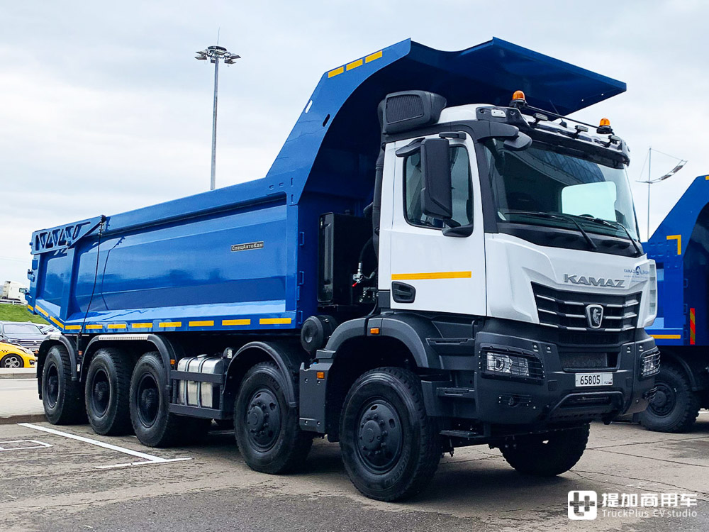 10x6驱动能拉60吨货!俄罗斯卡玛兹65805五轴自卸车实拍 - 第18张 - 提加商用车网 10x6驱动能拉60吨货!俄罗斯卡玛兹65805五轴自卸车实拍 - 第18张