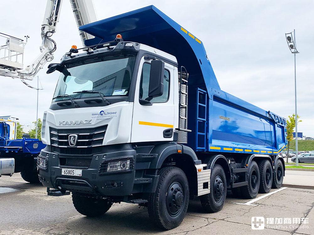 10x6驱动能拉60吨货!俄罗斯卡玛兹65805五轴自卸车实拍 - 第8张 - 提加商用车网 10x6驱动能拉60吨货!俄罗斯卡玛兹65805五轴自卸车实拍 - 第8张