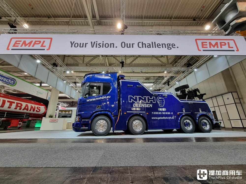 770匹马力+XT套件，这台安普改装的斯堪尼亚清障车堪称欧洲最强