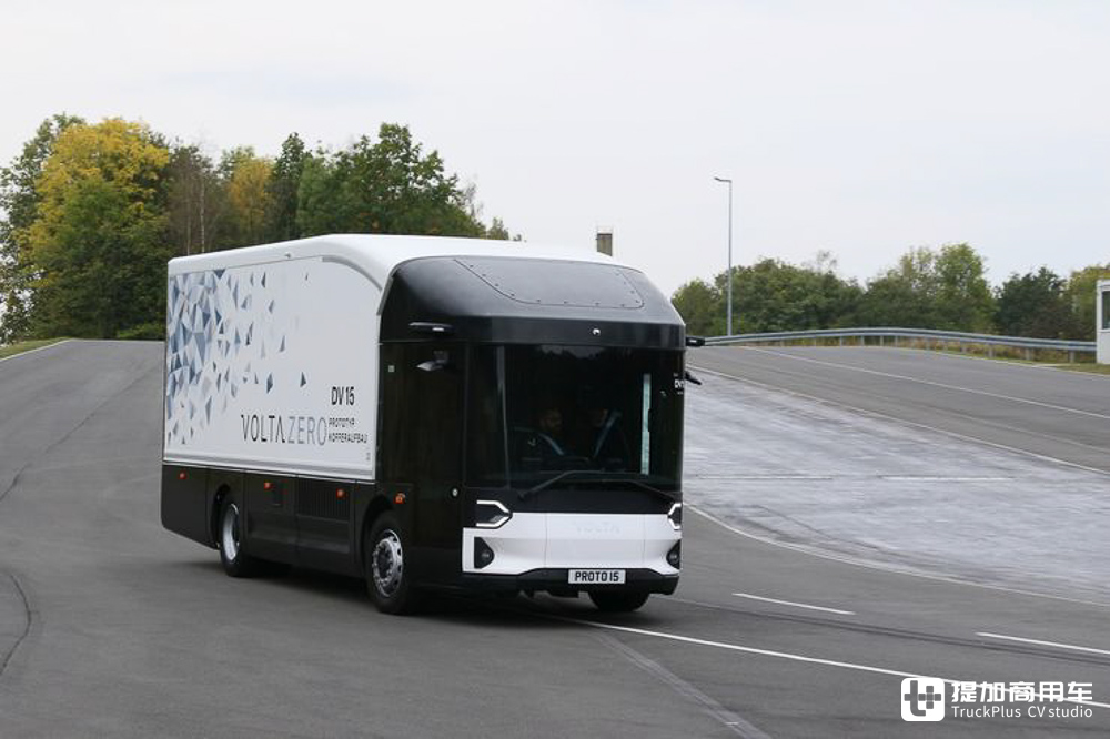未来城配货车长这样?欧洲卡车新秀Volta Zero电动卡车即将量产,实拍带你看它的特别之处