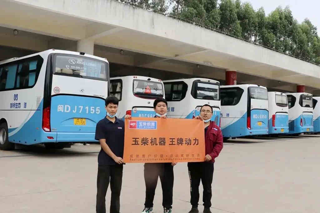 中国最美大学的通勤车 100%选用玉柴发动机