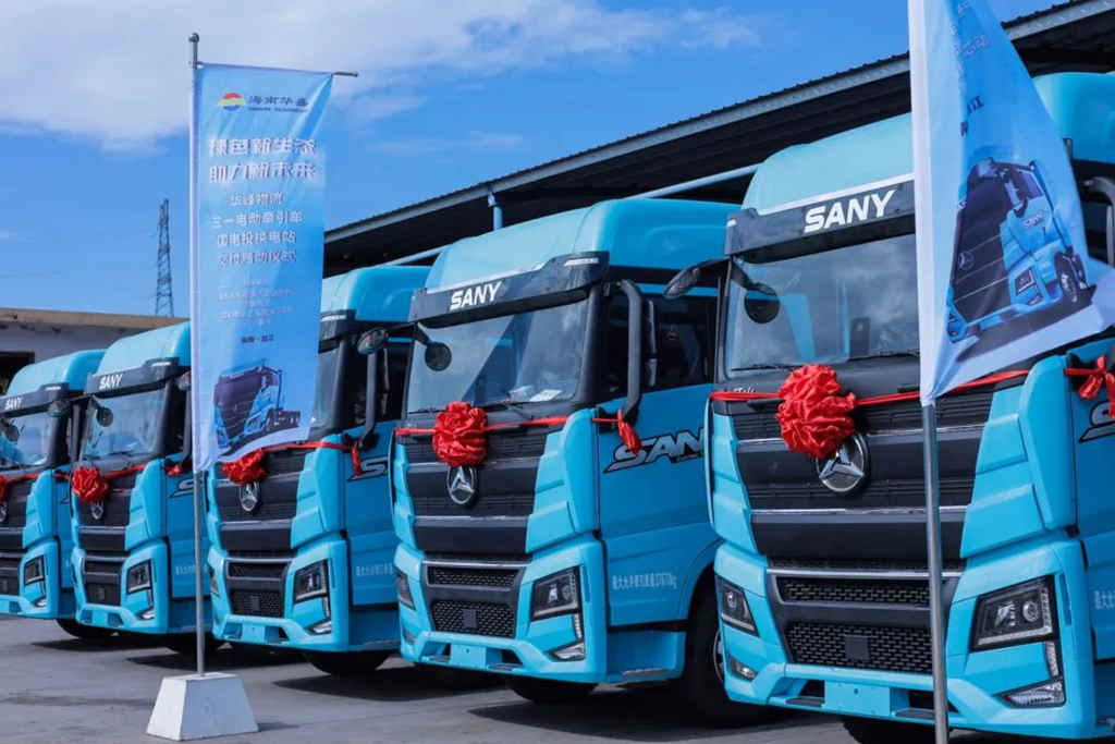 三一电动重卡 | 海南昌江首批50台火热交付 - 第3张