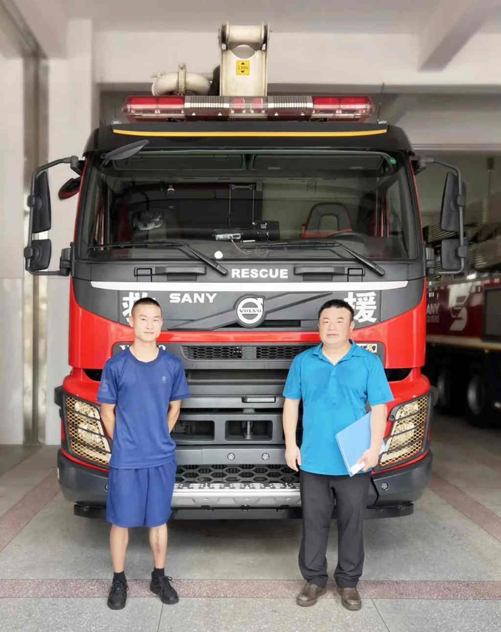 沃尔沃卡车消防巡检，品质服务铸就“生命通道” - 第3张