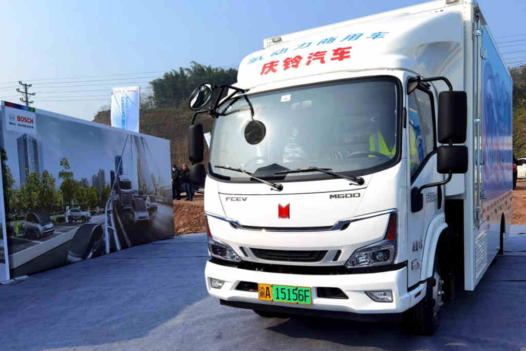 庆铃氢燃料电动车实际运营突破百万公里