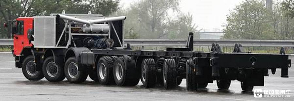 16x8驱动长达18米,搭载32升发动机,实拍太脱拉T815特种底盘 - 第11张 - 提加商用车网 16x8驱动长达18米,搭载32升发动机,实拍太脱拉T815特种底盘 - 第11张
