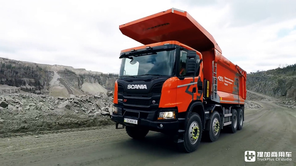 能装40吨，还带防侧翻系统，斯堪尼亚G系矿用自卸车真是狠角色