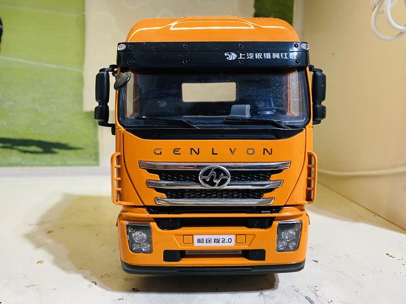 卡车模型爱好者称赞最多的模型之一?上汽红岩杰狮畅途版2.0牵引车模型实拍 - 第2张 - 提加商用车网 卡车模型爱好者称赞最多的模型之一?上汽红岩杰狮畅途版2.0牵引车模型实拍 - 第2张