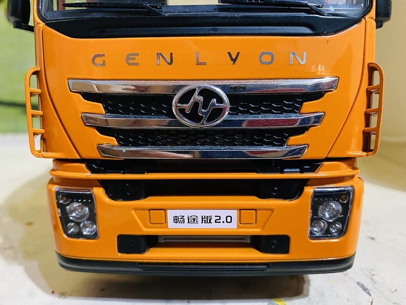 卡车模型爱好者称赞最多的模型之一?上汽红岩杰狮畅途版2.0牵引车模型实拍 - 第7张 - 提加商用车网 卡车模型爱好者称赞最多的模型之一?上汽红岩杰狮畅途版2.0牵引车模型实拍 - 第7张