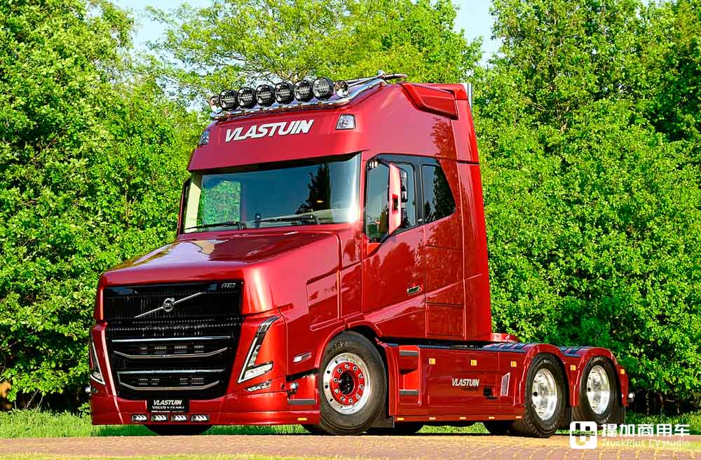 沃尔沃FH16 750改装成长头卡车,这台沃尔沃VT5专门用来下工地 - 第1张 - 提加商用车网 沃尔沃FH16 750改装成长头卡车,这台沃尔沃VT5专门用来下工地 - 第1张