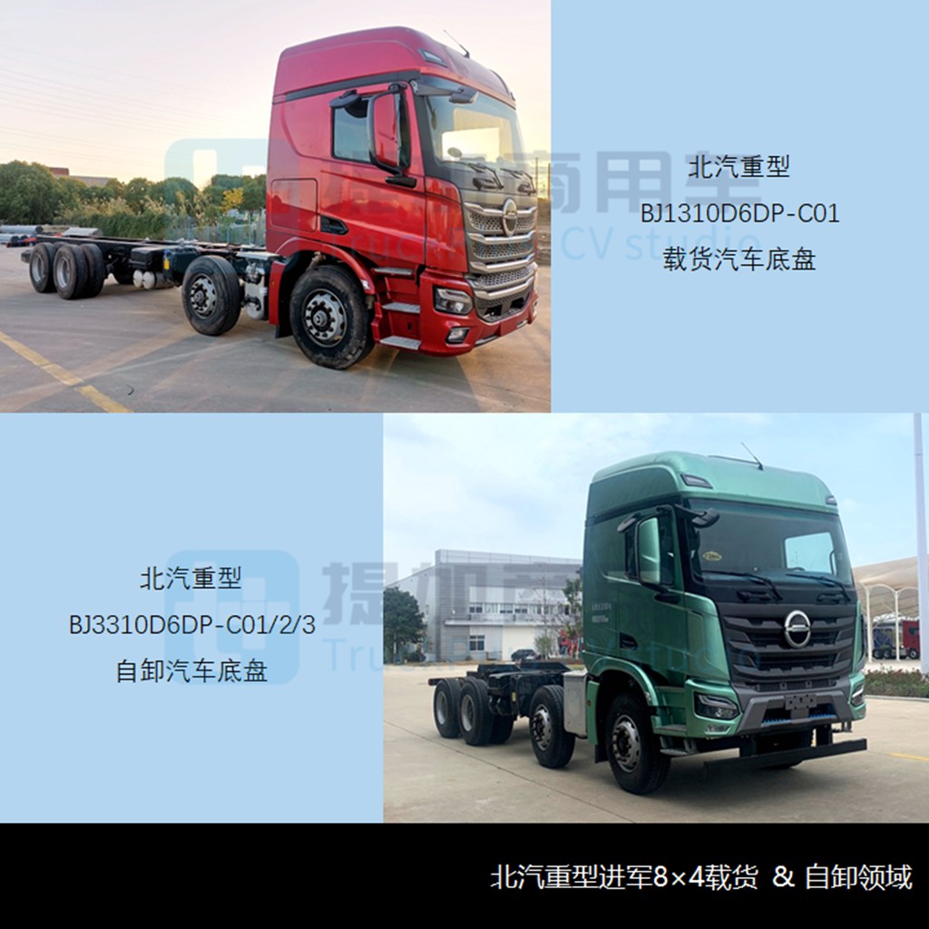 开年新品数量暴涨,北汽载货自卸车来袭,工信部第367批新品公示之N类重卡篇 - 第3张 - 提加商用车网 开年新品数量暴涨,北汽载货自卸车来袭,工信部第367批新品公示之N类重卡篇 - 第3张