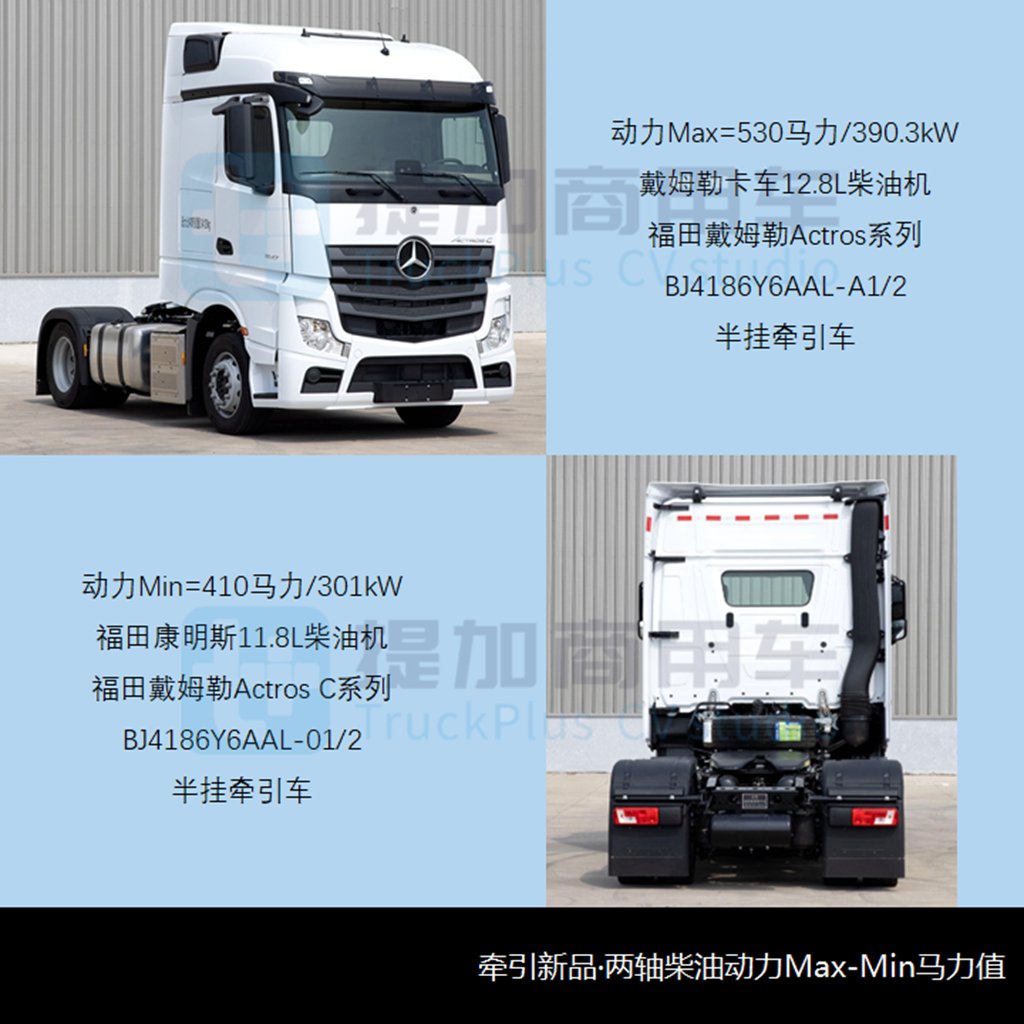 国产奔驰再推新车型,北汽重卡来袭,工信部第366批牵引车新品公示详析 - 第7张 - 提加商用车网 国产奔驰再推新车型,北汽重卡来袭,工信部第366批牵引车新品公示详析 - 第7张