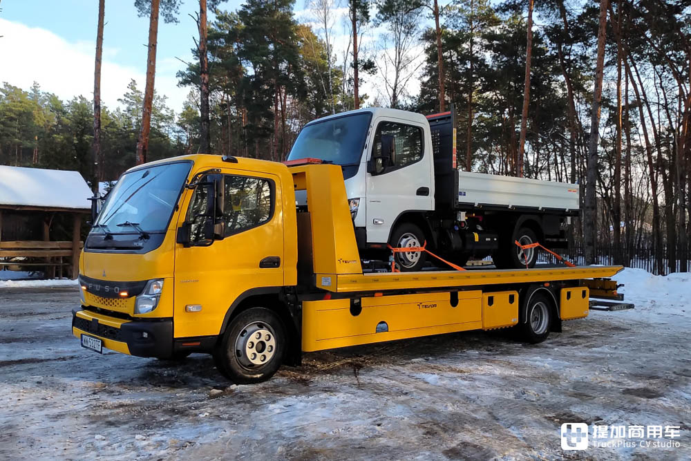 最新款三菱轻卡长啥样?实拍新一代三菱扶桑Canter 9C18清障车告诉你 - 第4张 - 提加商用车网 最新款三菱轻卡长啥样?实拍新一代三菱扶桑Canter 9C18清障车告诉你 - 第4张