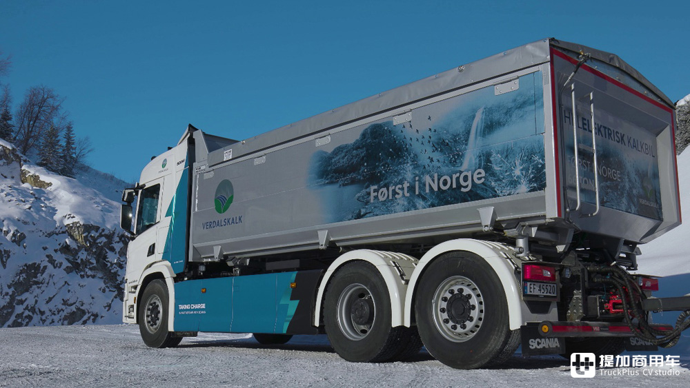 输出612匹马力,总重达66吨,这台”打鸡血“的斯堪尼亚25P是挪威最大电动卡车 - 第7张 - 提加商用车网 输出612匹马力,总重达66吨,这台”打鸡血“的斯堪尼亚25P是挪威最大电动卡车 - 第7张