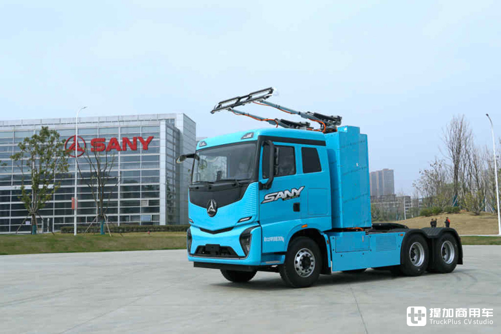 车顶带受电弓、配电气化公路,三一&中车双源重卡来袭,无续航焦虑的它会普及吗? - 第2张 - 提加商用车网 车顶带受电弓、配电气化公路,三一&中车双源重卡来袭,无续航焦虑的它会普及吗? - 第2张