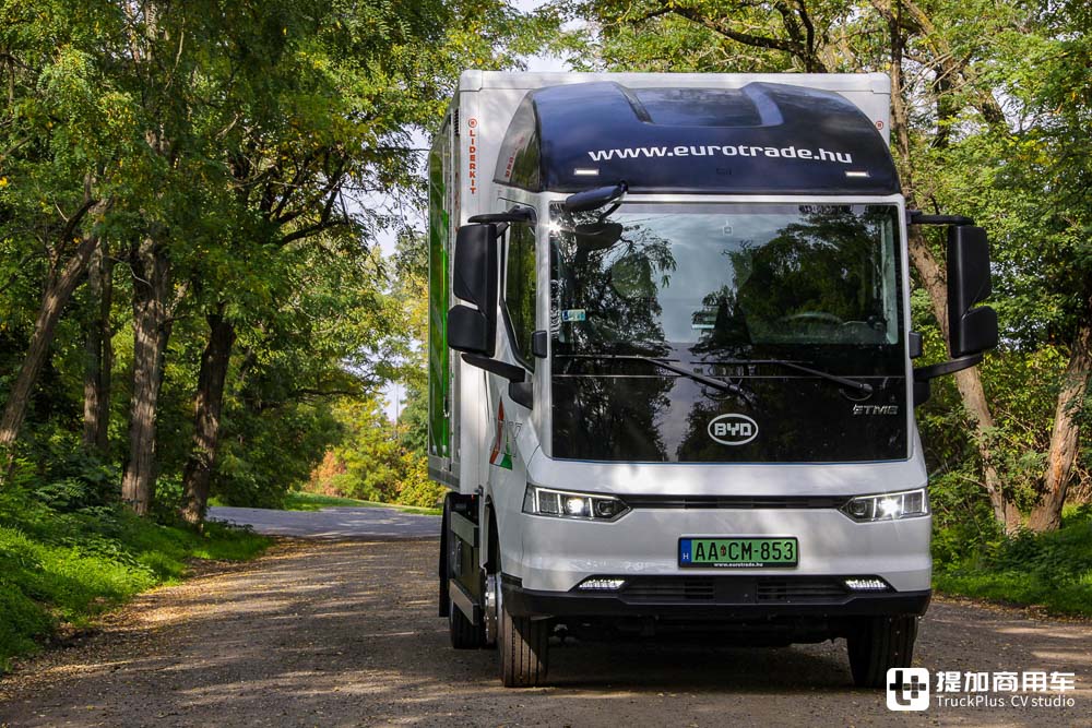 在欧洲媒体评测中大获好评,比亚迪ETM6纯电动轻卡实拍