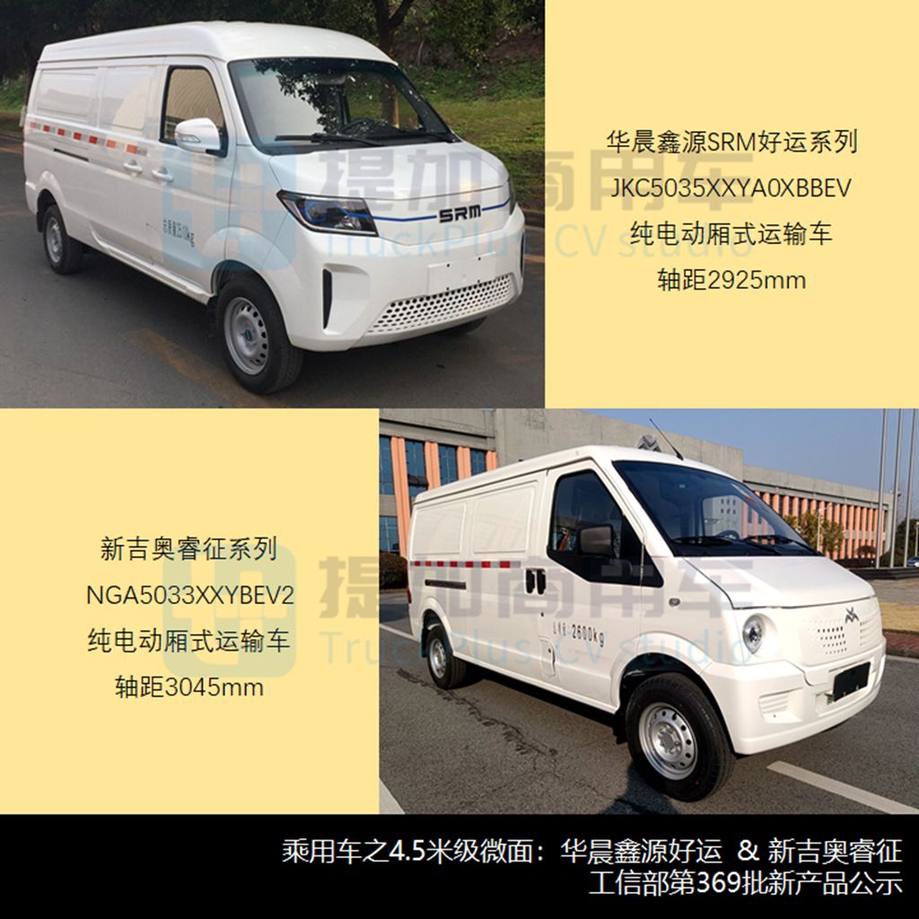 工信部第369批新品公示之货专类整车盘点(下) - 第8张 - 提加商用车网 工信部第369批新品公示之货专类整车盘点(下) - 第8张