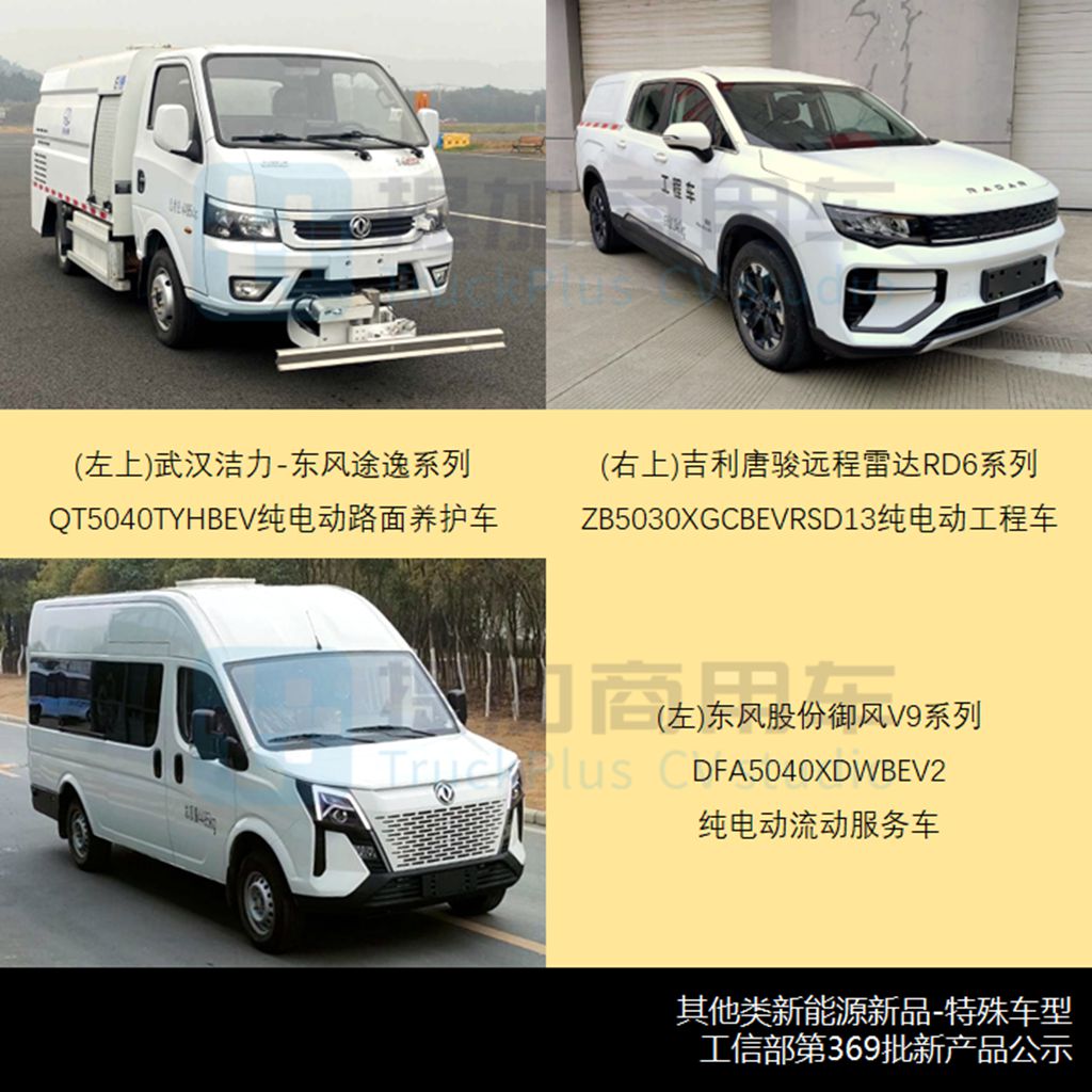 工信部第369批新品公示之货专类整车盘点(下) - 第10张 - 提加商用车网 工信部第369批新品公示之货专类整车盘点(下) - 第10张