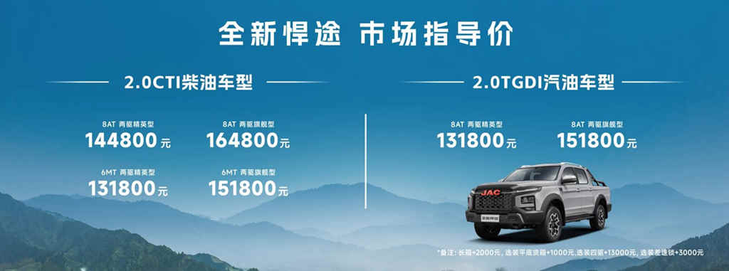 智能化乘用大皮卡,全新悍途焕新上市,13.18万元起售 - 第2张 - 提加商用车网 智能化乘用大皮卡,全新悍途焕新上市,13.18万元起售 - 第2张