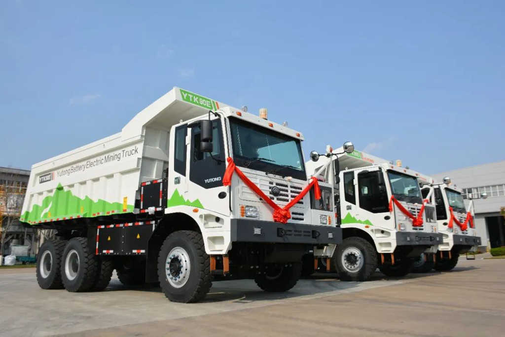 10辆宇通纯电动矿卡批量交付泰国！ - 第1张