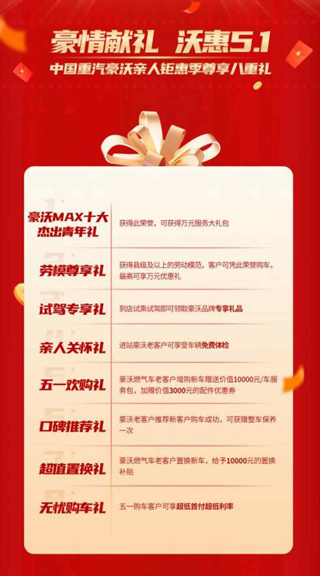 向劳动者致敬!中国重汽5·1亲人钜惠季强势来袭 - 第2张 - 提加商用车网 向劳动者致敬!中国重汽5·1亲人钜惠季强势来袭 - 第2张