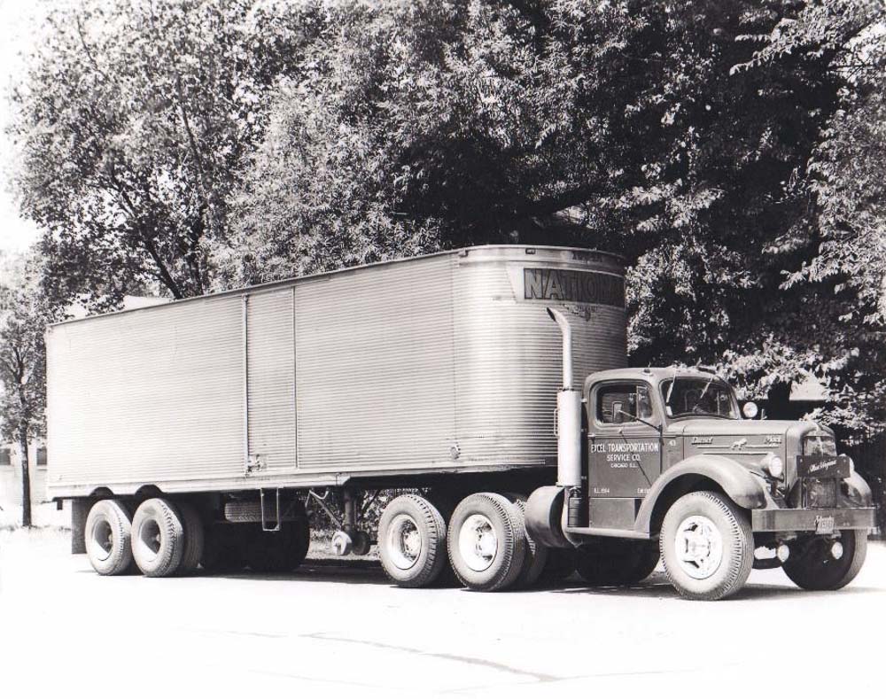 将牵引车和挂车合二为一，带你看几款上世纪的奇葩车型 - 第2张