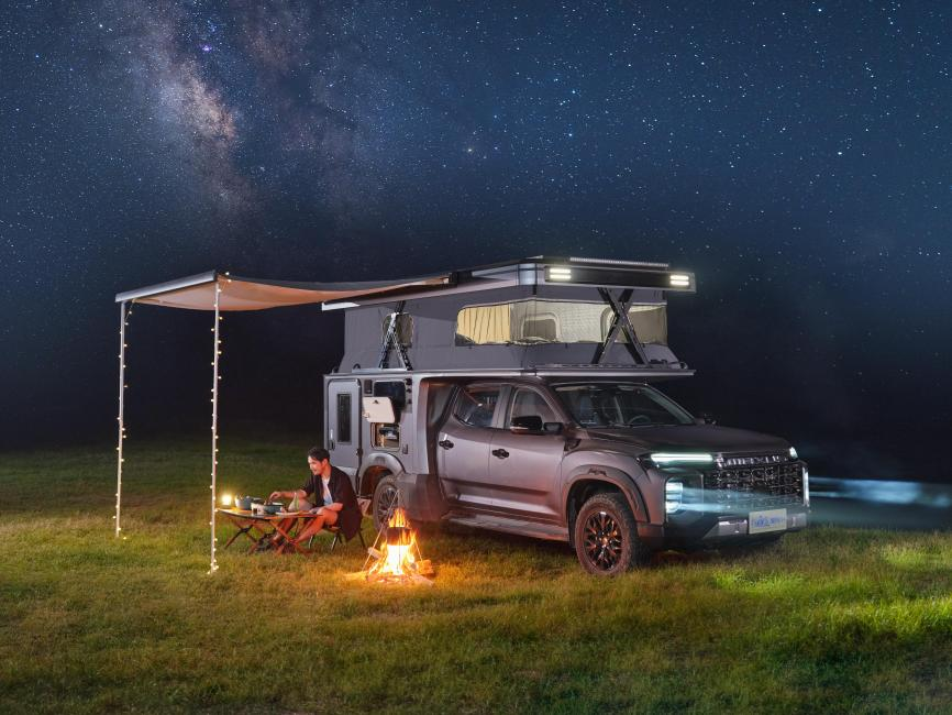 户外越野、城市通勤全场景“一车掌握”？原厂皮卡房车上汽大通MAXUS探索家星际H全新上市，售价39.88万元起 - 第3张