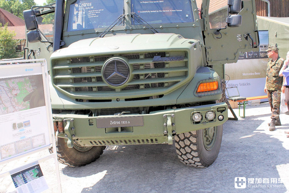 4x4长头越野军卡,配防弹驾驶室,奔驰Zetros军卡实拍 - 第4张 - 提加商用车网 4x4长头越野军卡,配防弹驾驶室,奔驰Zetros军卡实拍 - 第4张