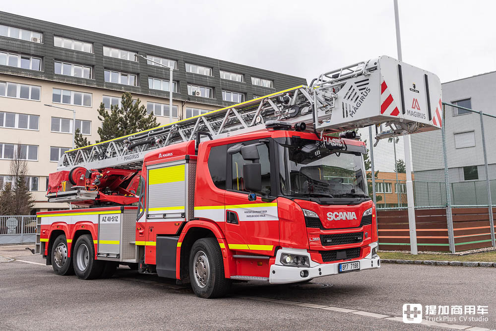 斯堪尼亚L360低入口卡车底盘打造,全球最高曲臂云梯车,带你看马基路斯M42L-AS云梯车 - 第6张 - 提加商用车网 斯堪尼亚L360低入口卡车底盘打造,全球最高曲臂云梯车,带你看马基路斯M42L-AS云梯车 - 第6张