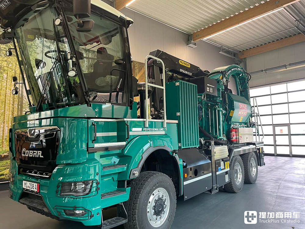 改装拖拉机同款驾驶室!曼恩TGS 6x6削片机底盘了解一下 - 第13张 - 提加商用车网 改装拖拉机同款驾驶室!曼恩TGS 6x6削片机底盘了解一下 - 第13张