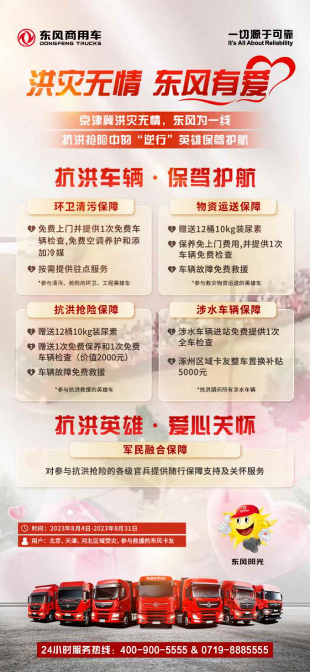 洪灾无情,东风有爱 | 东风商用车与卡友携手同行,共抗洪灾! - 第3张 - 提加商用车网 洪灾无情,东风有爱 | 东风商用车与卡友携手同行,共抗洪灾! - 第3张