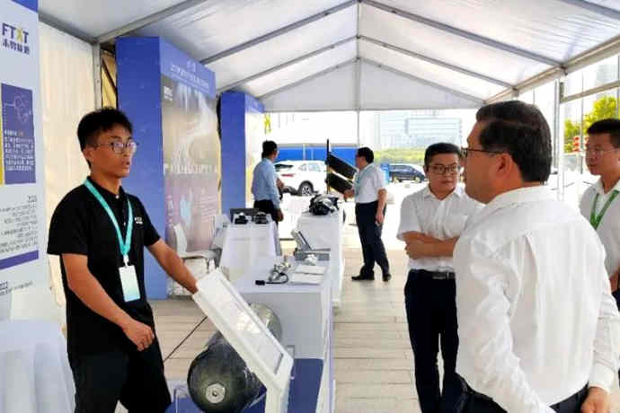 提供氢动力系统综合解决方案!未势能源亮相2023泰达汽车论坛