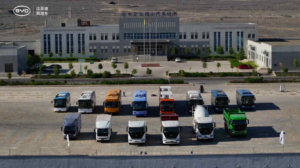 国内最大规模新能源商用车高温测试！比亚迪圆满完成极限挑战 - 第1张