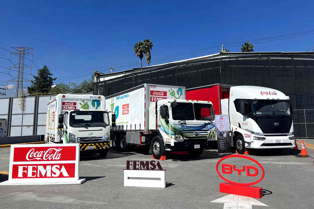 比亚迪携手FEMSA和Coca-Cola FEMSA,为饮料物流行业打造全新电动汽车 - 第1张 - 提加商用车网 比亚迪携手FEMSA和Coca-Cola FEMSA,为饮料物流行业打造全新电动汽车 - 第1张