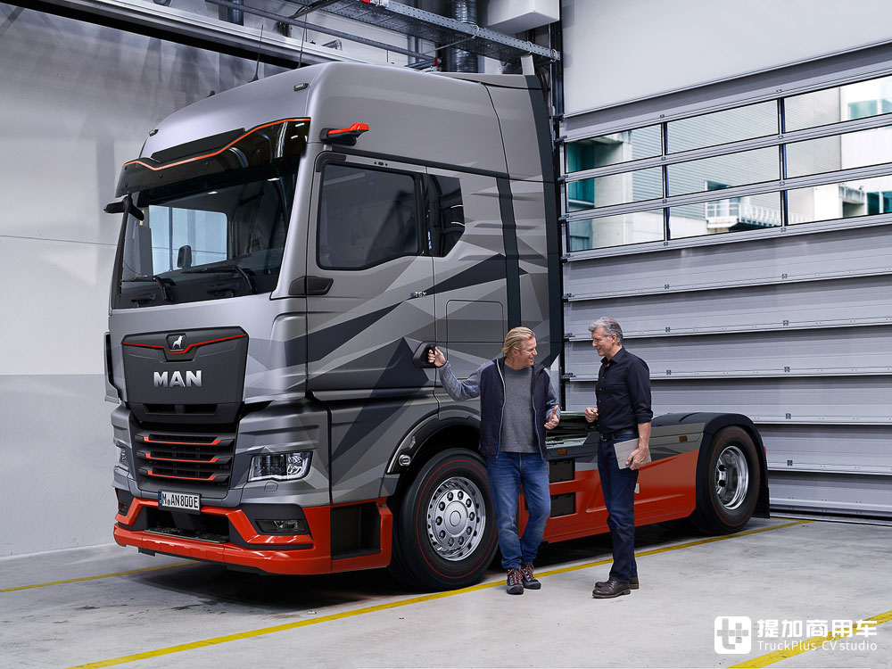 曼恩eTGX与eTGS重型电动卡车正式上市，实拍分析带你看它们实力几何
