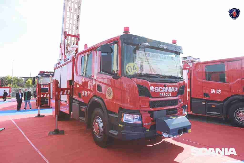 斯堪尼亚消防车底盘亮相第二十届中国国际消防设备技术交流展览会 - 第6张 - 提加商用车网 斯堪尼亚消防车底盘亮相第二十届中国国际消防设备技术交流展览会 - 第6张