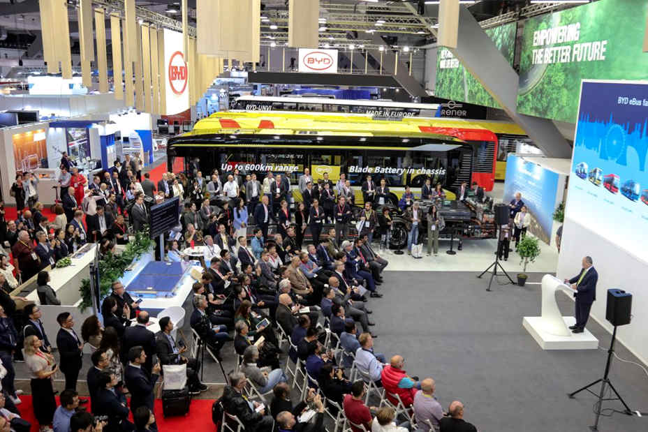 比亚迪携两款全新纯电动巴士闪耀比利时世界客车博览会 - 第1张 - 提加商用车网 比亚迪携两款全新纯电动巴士闪耀比利时世界客车博览会 - 第1张
