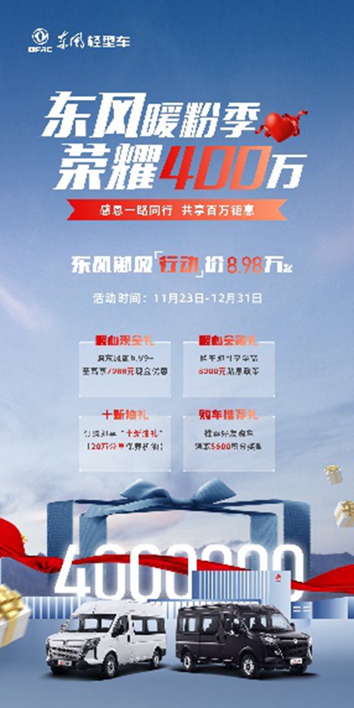 百万钜惠来袭 与东风轻型车共享荣耀时刻 - 第3张 - 提加商用车网 百万钜惠来袭 与东风轻型车共享荣耀时刻 - 第3张