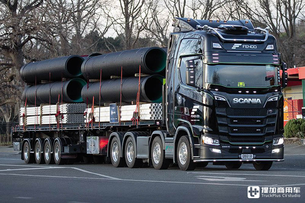 8x4底盘拿来拉普货?新西兰特色,斯堪尼亚660 S 8x4牵引车实拍 - 第4张 - 提加商用车网 8x4底盘拿来拉普货?新西兰特色,斯堪尼亚660 S 8x4牵引车实拍 - 第4张